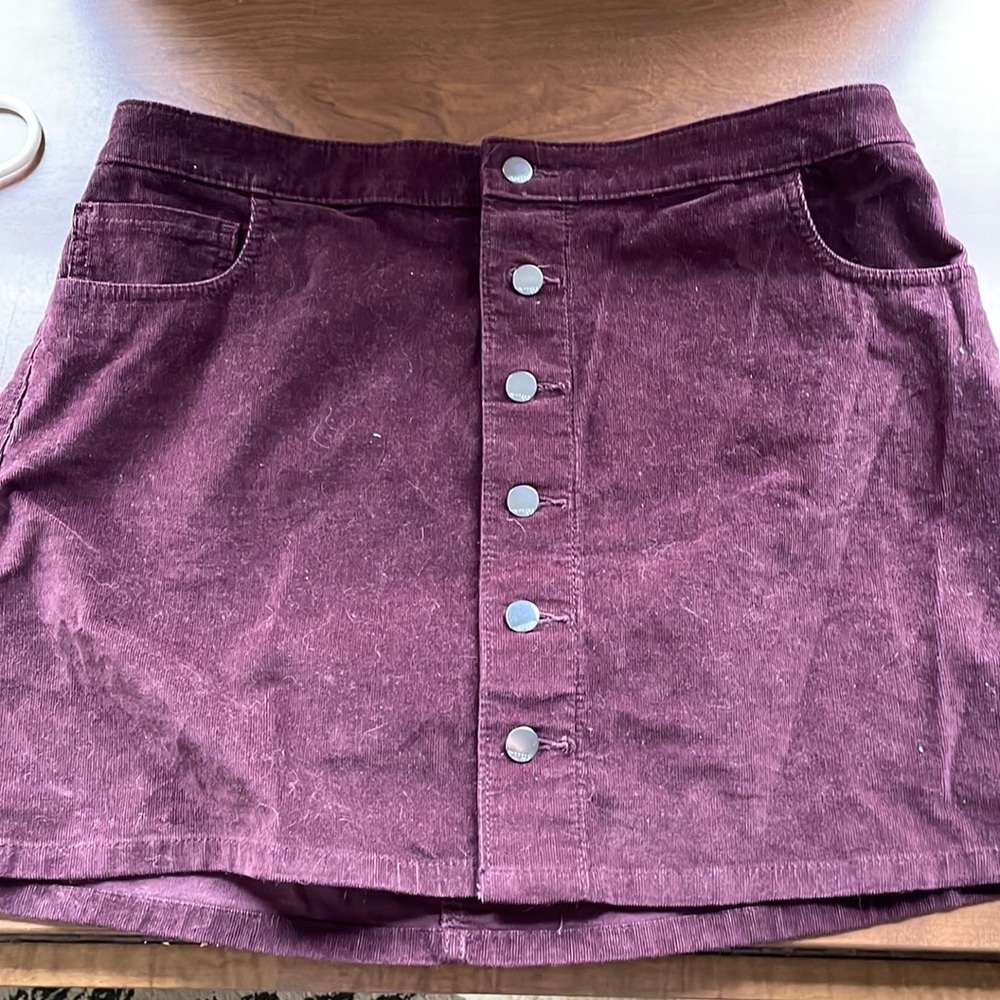 Corduroy skirt